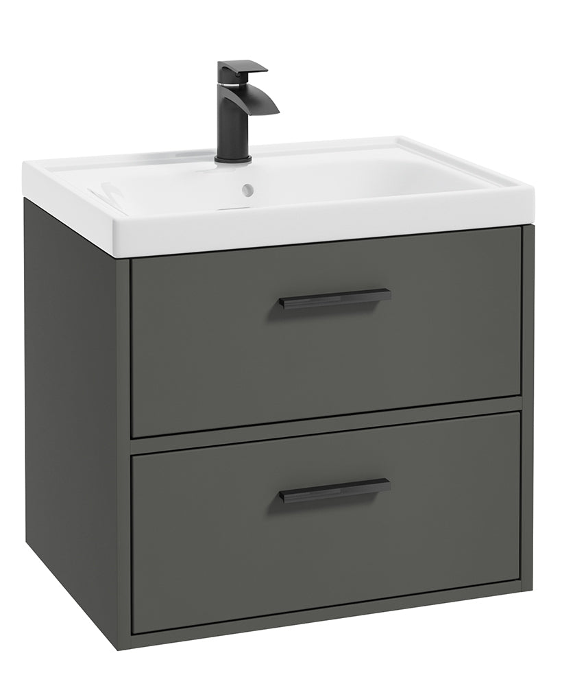 Finland Dolphin Grey Matt 60cm Wall Hung