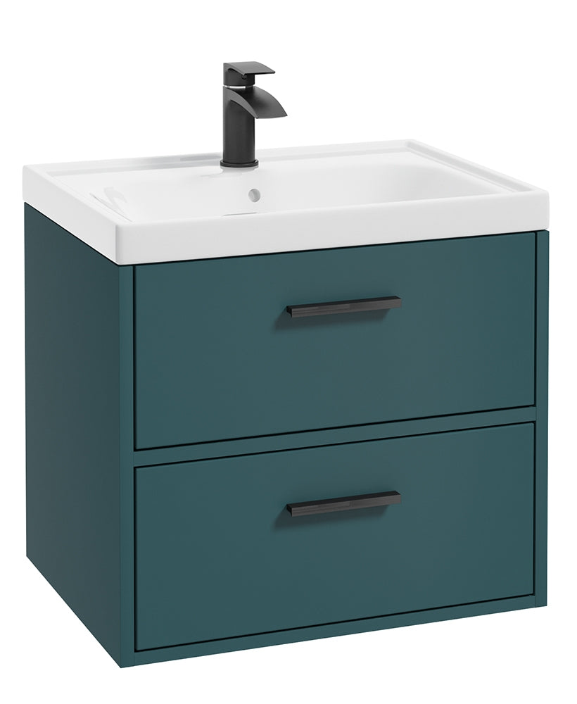 Finland Ocean Blue Matt 60cm Wall Hung V