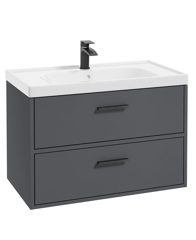 Finland Midnight Grey Matt 80cm Wall Hun