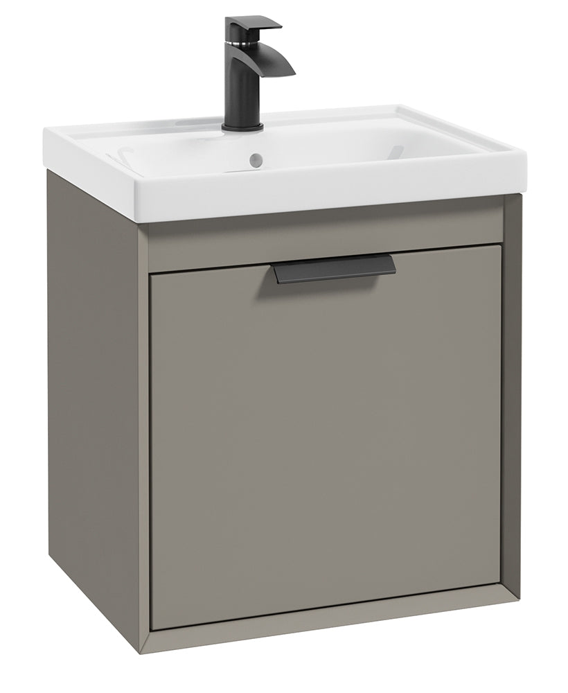 Fjord Khaki Matt 50cm Wall Hung Vanity U