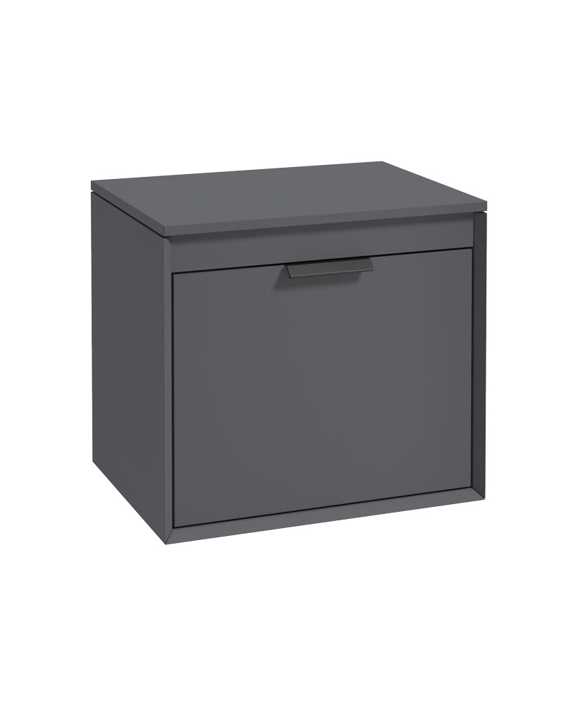 Fjord 60cm Unit with Countertop Black Ha