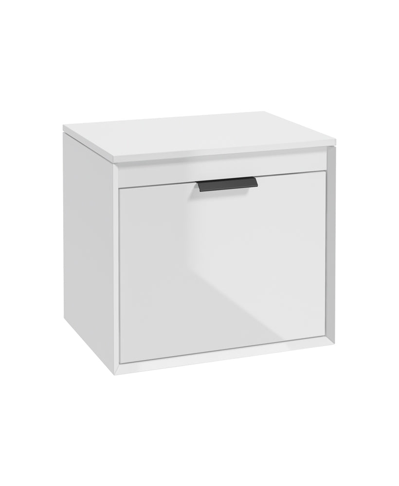 Fjord 60cm Unit with Countertop Black Ha
