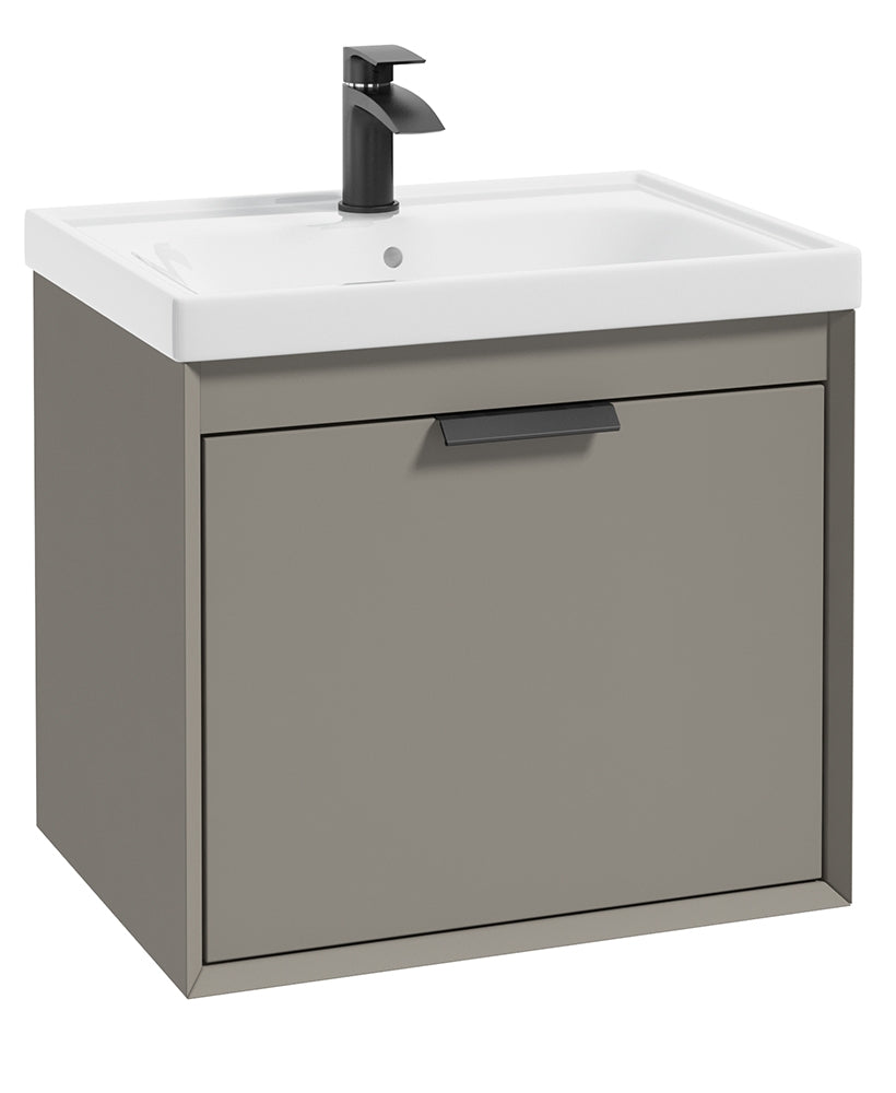 Fjord Khaki Matt  60cm Wall Hung Vanity