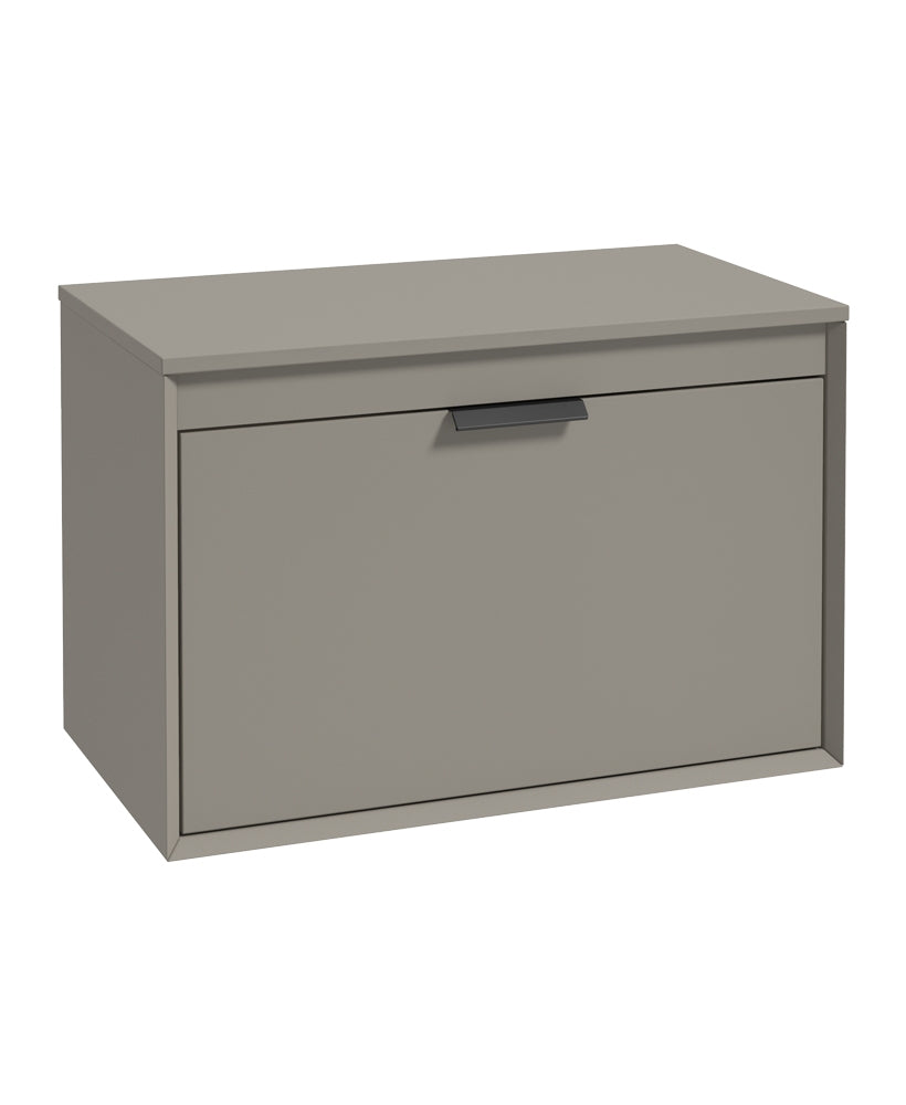 Fjord 80cm Unit with Countertop Black Ha
