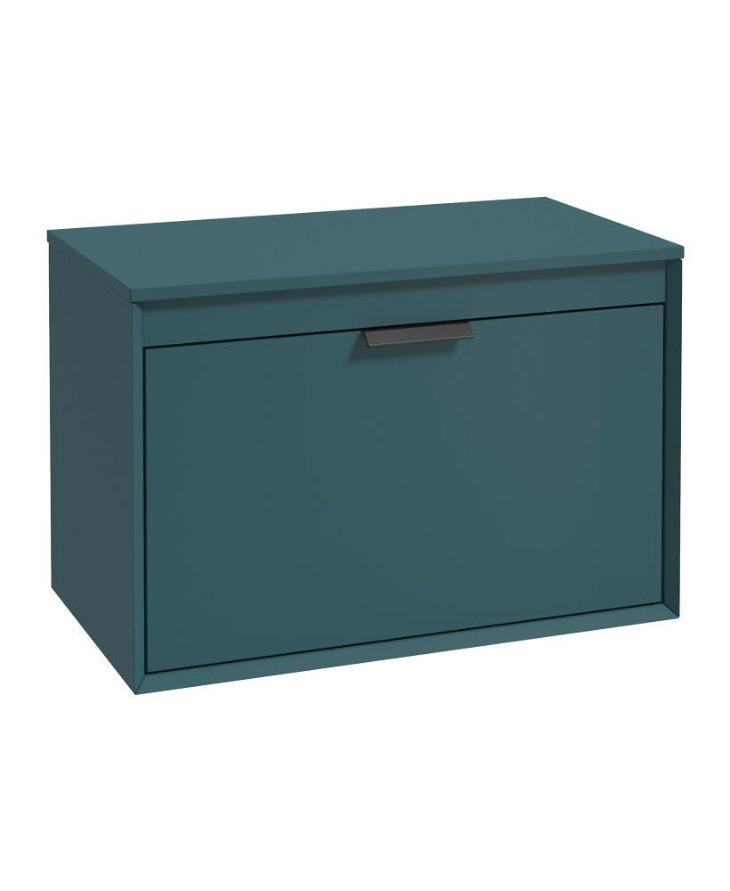 Fjord 80cm Unit with Countertop Black Ha