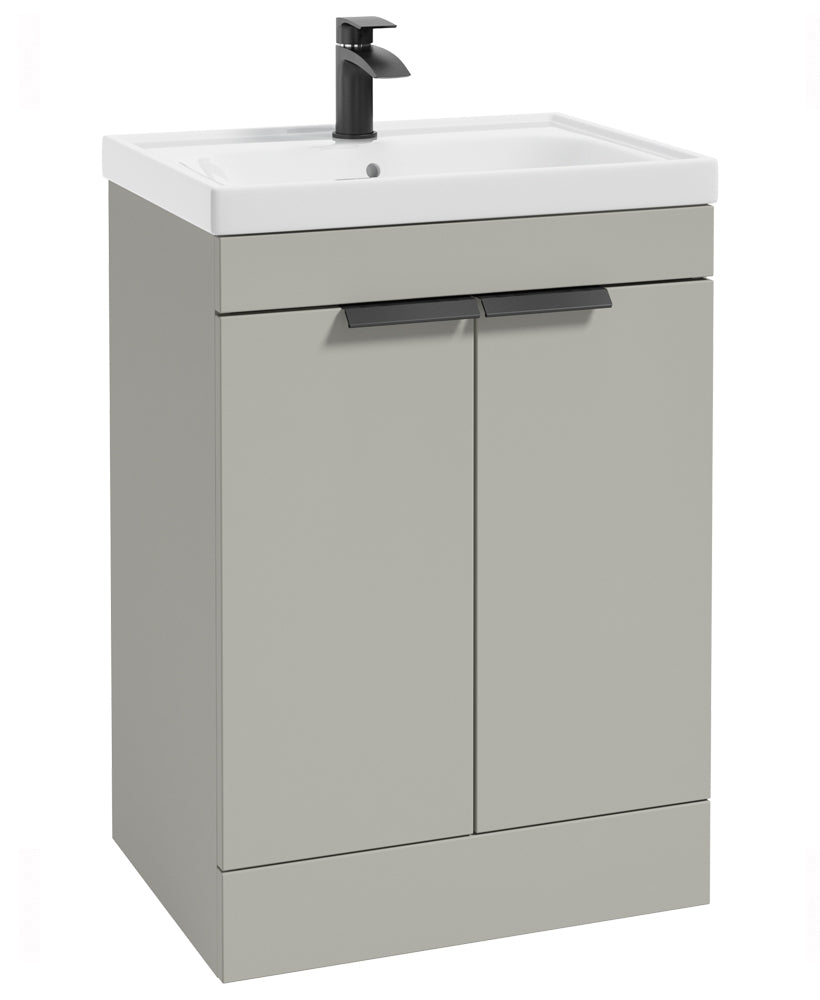 Stockholm Arctic Grey Matt 60cm 2 Door F