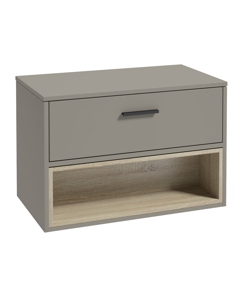 Malmo 80cm Countertop Basin Khaki Matt -