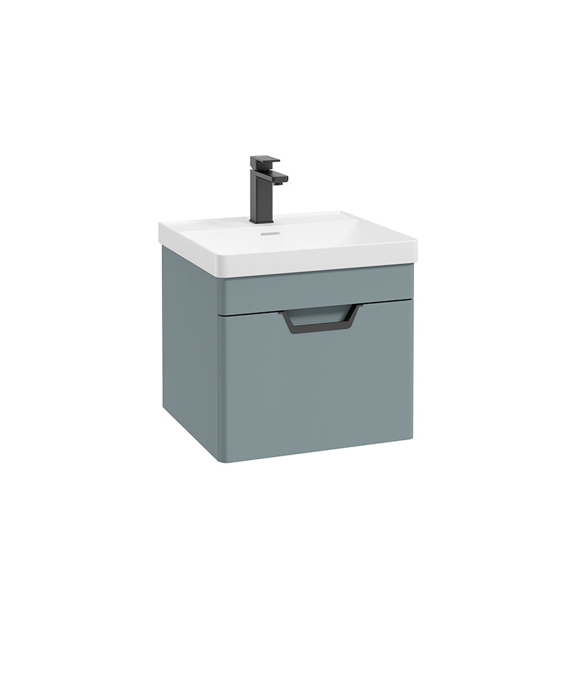 Freya 50cm 1 Drawer Wall Hung Vanity Uni