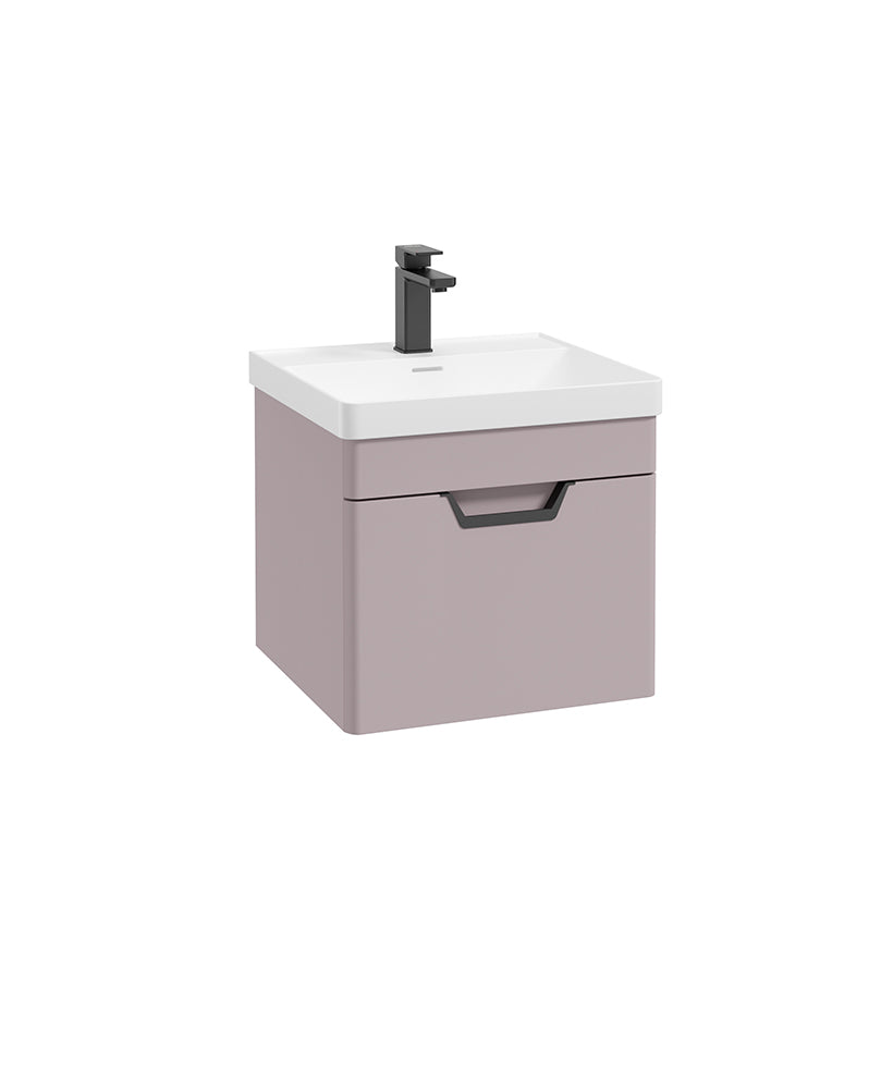 Freya 50cm 1 Drawer Wall Hung Vanity Uni