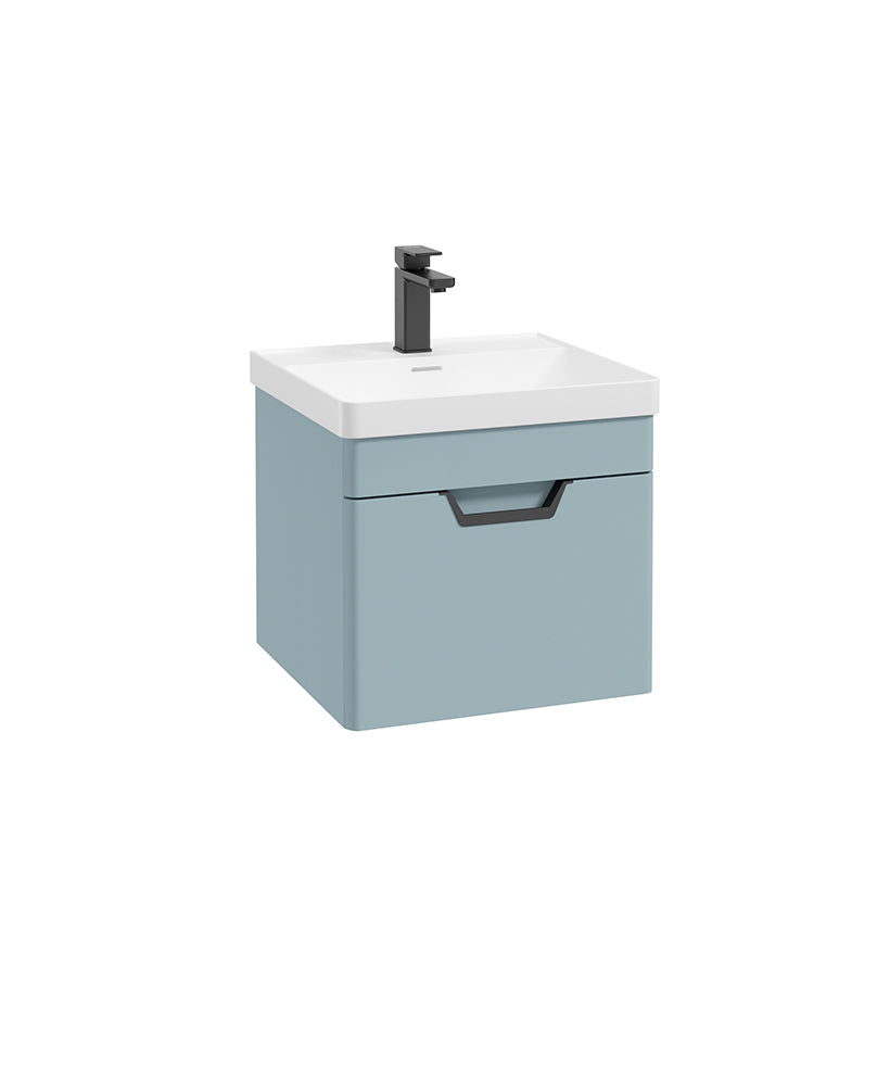 Freya 50cm 1 Drawer Wall Hung Vanity Uni