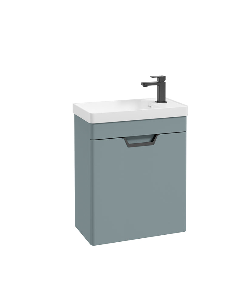 Freya 55cm 1 Door Cloakroom Wall Hung Va
