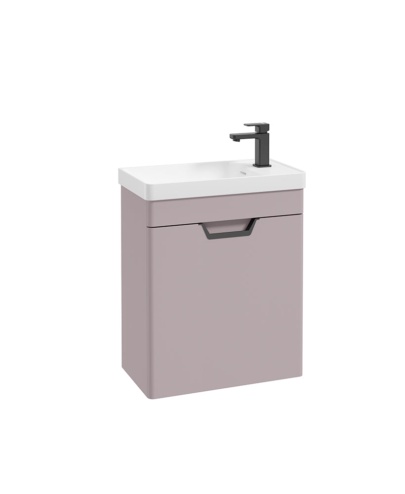 Freya 55cm 1 Door Cloakroom Wall Hung Va