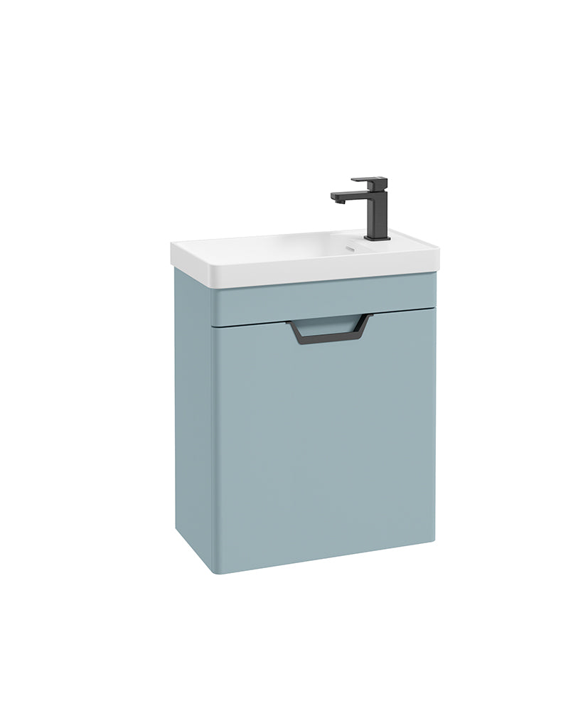 Freya 55cm 1 Door Cloakroom Wall Hung Va
