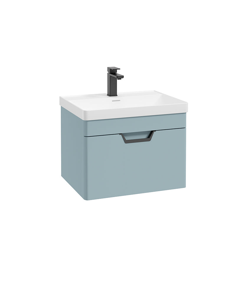 Freya 60cm 1 Drawer Wall Hung Vanity Uni