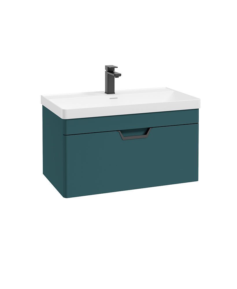 Freya 80cm 1 Drawer Wall Hung Vanity Uni