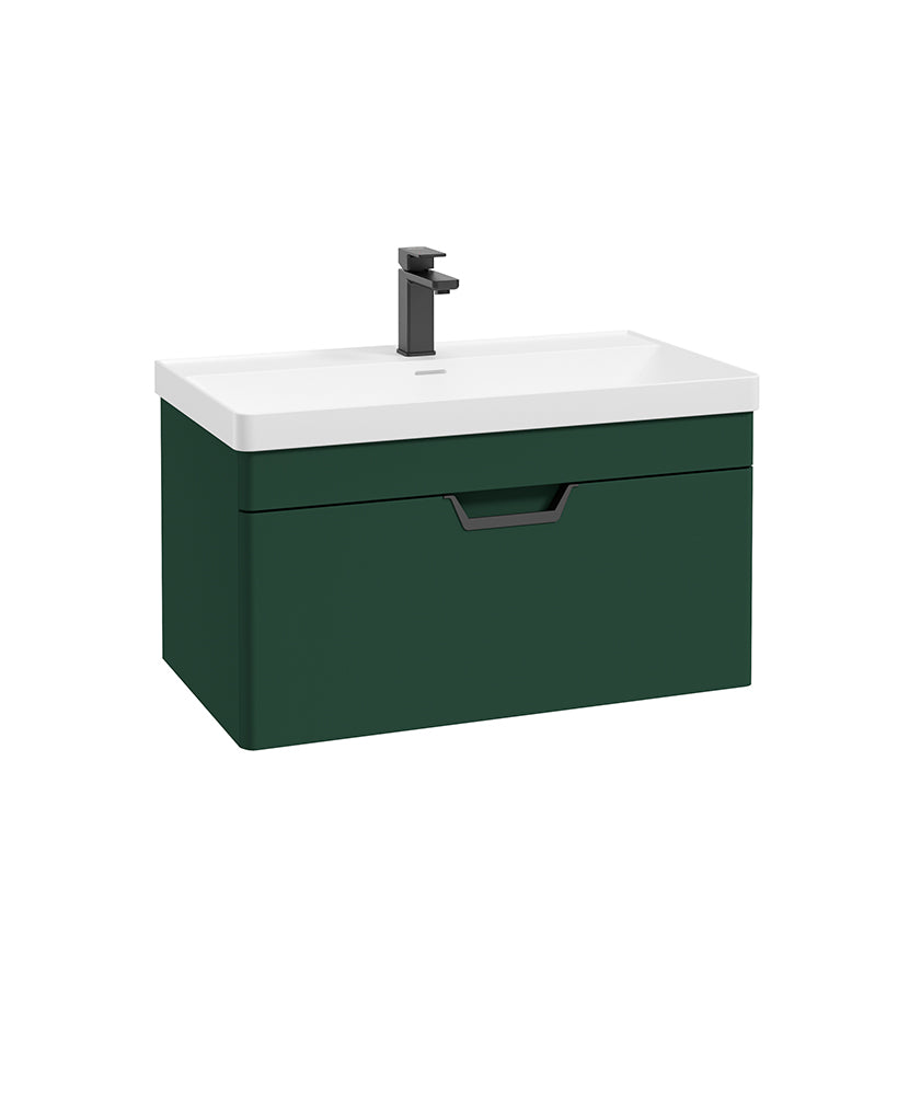 Freya 80cm 1 Drawer Wall Hung Vanity Uni