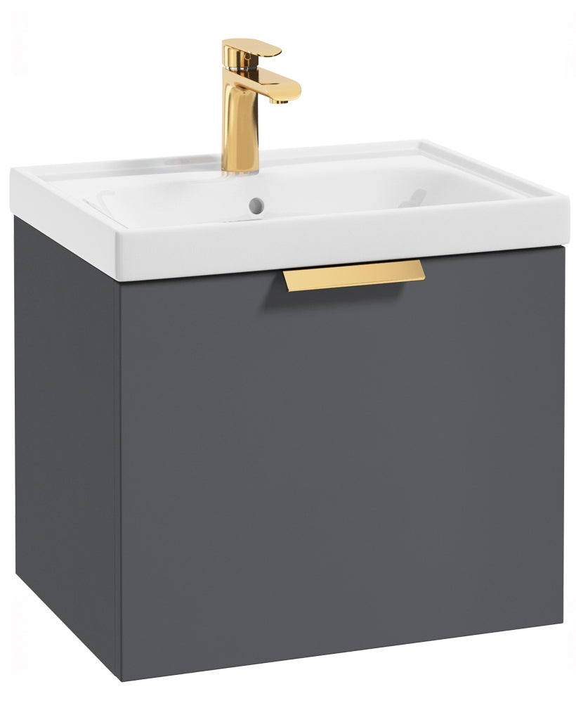 Stockholm Midnight Grey Matt 50cm Wall H