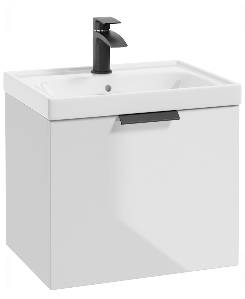 Stockholm Gloss White 50cm Wall Hung Van