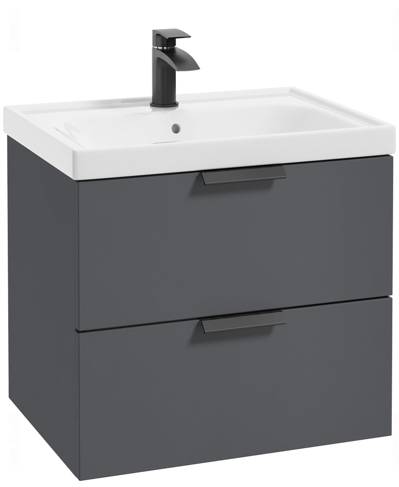 Stockholm Midnight Grey Matt 60cm Wall H
