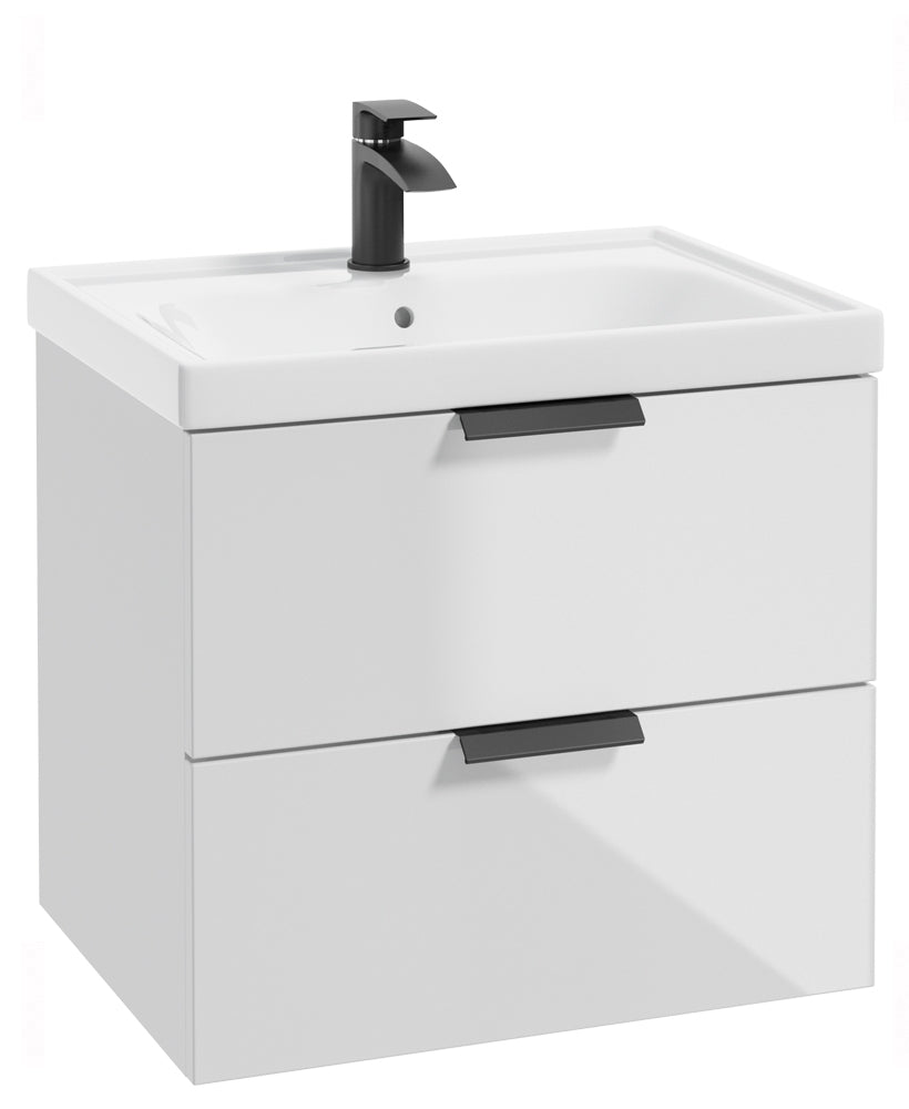 Stockholm Gloss White 60cm Wall Hung Van