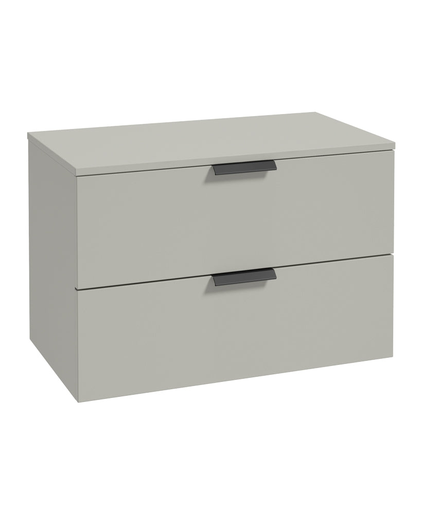 Stockholm 80cm Unit with Countertop Blac