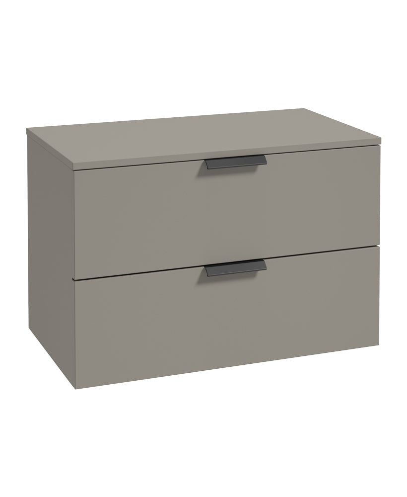 Stockholm 80cm Unit with Countertop Blac