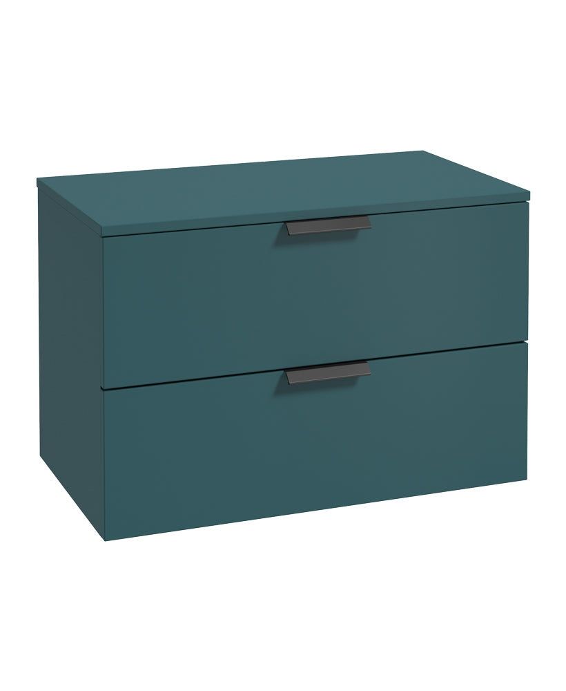 Stockholm 80cm Unit with Countertop Blac