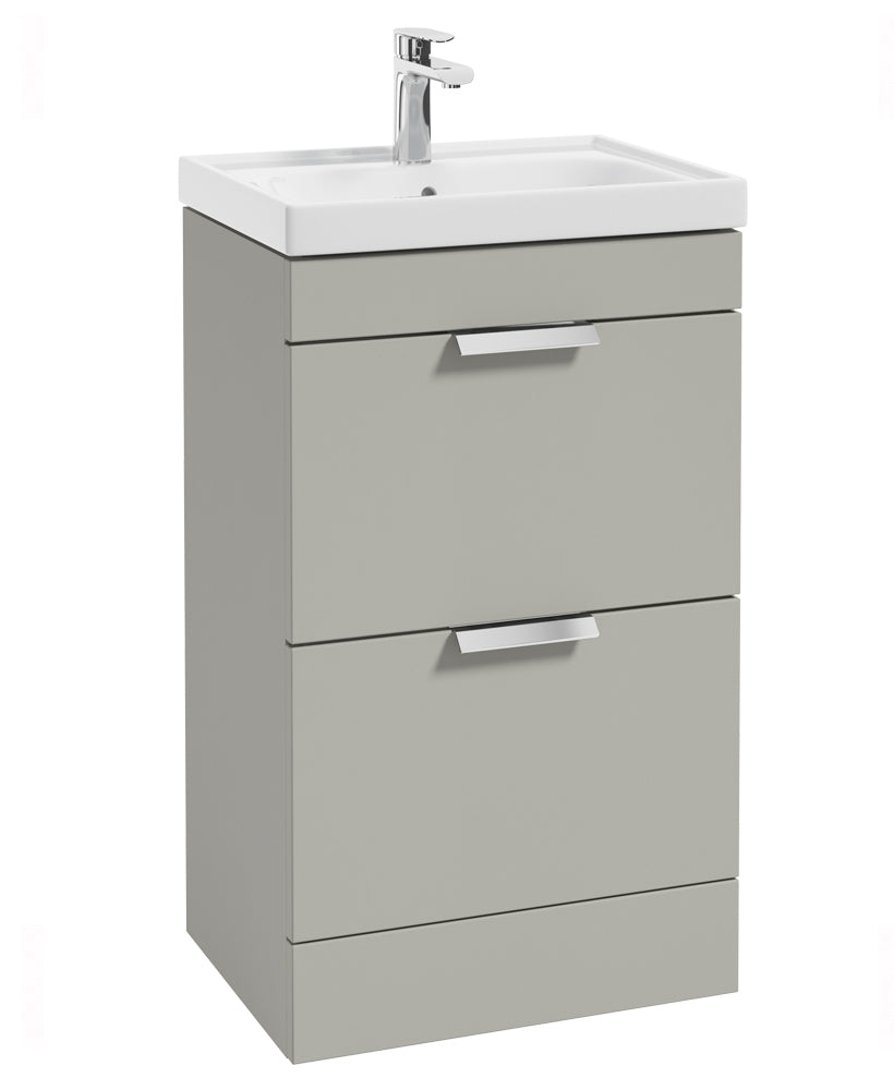 Stockholm Arctic Grey Matt 50cm 2 Drawer