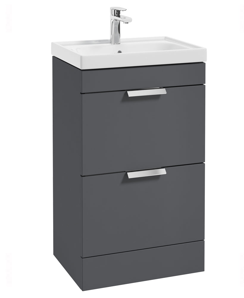 Stockholm Midnight Grey Matt 50cm 2 Draw