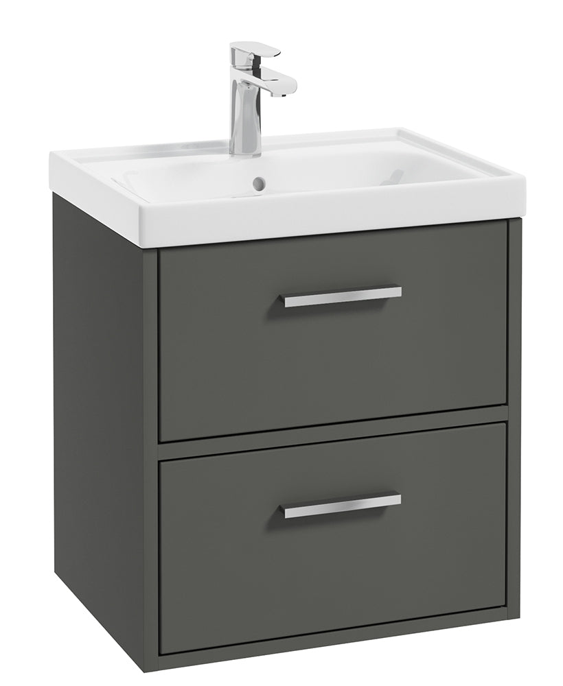 Finland Dolphin Grey Matt 50cm Wall Hung