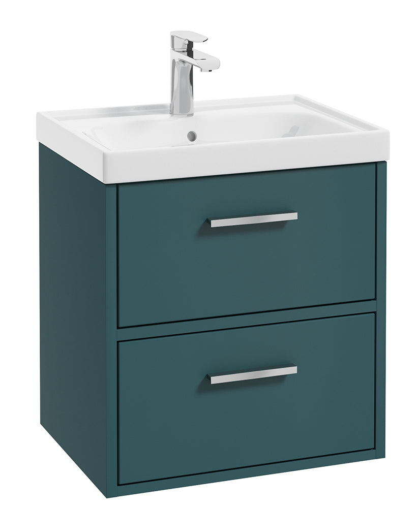 Finland Ocean Blue Matt 50cm Wall Hung V