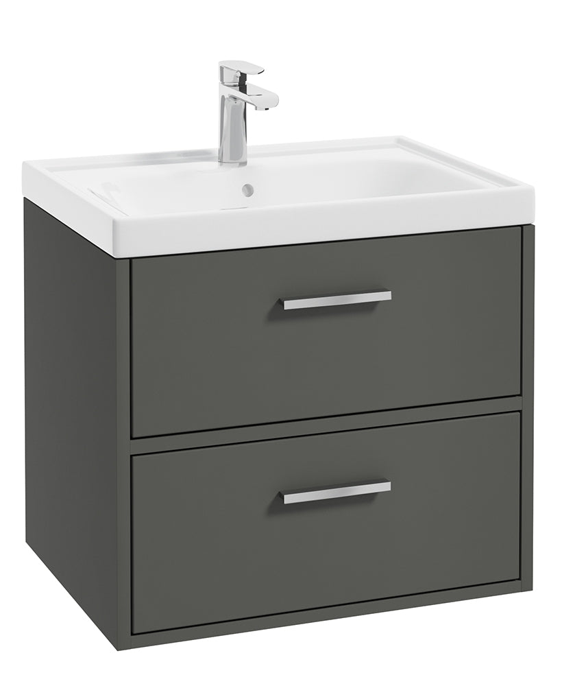 Finland Dolphin Grey Matt 60cm Wall Hung
