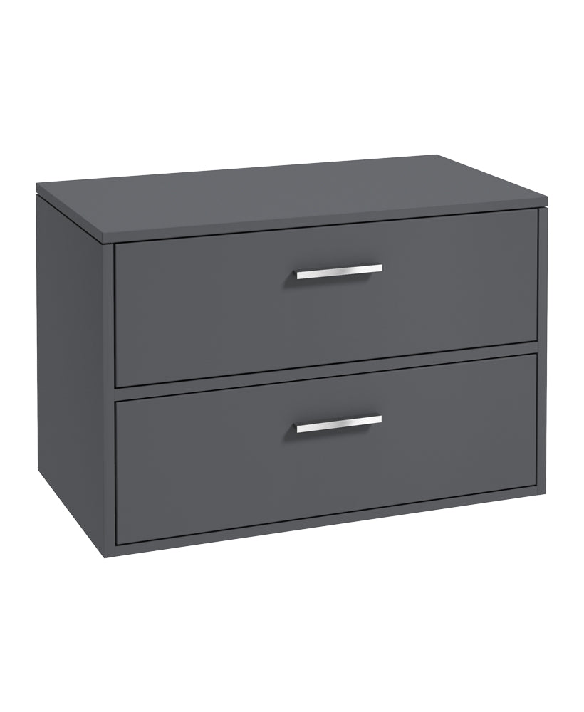 Finland 80cm Unit with Countertop Chrome