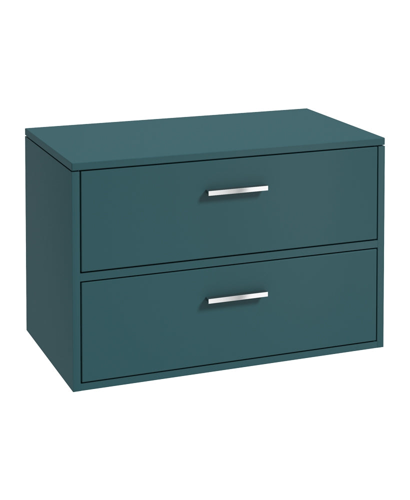 Finland 80cm Unit with Countertop Chrome