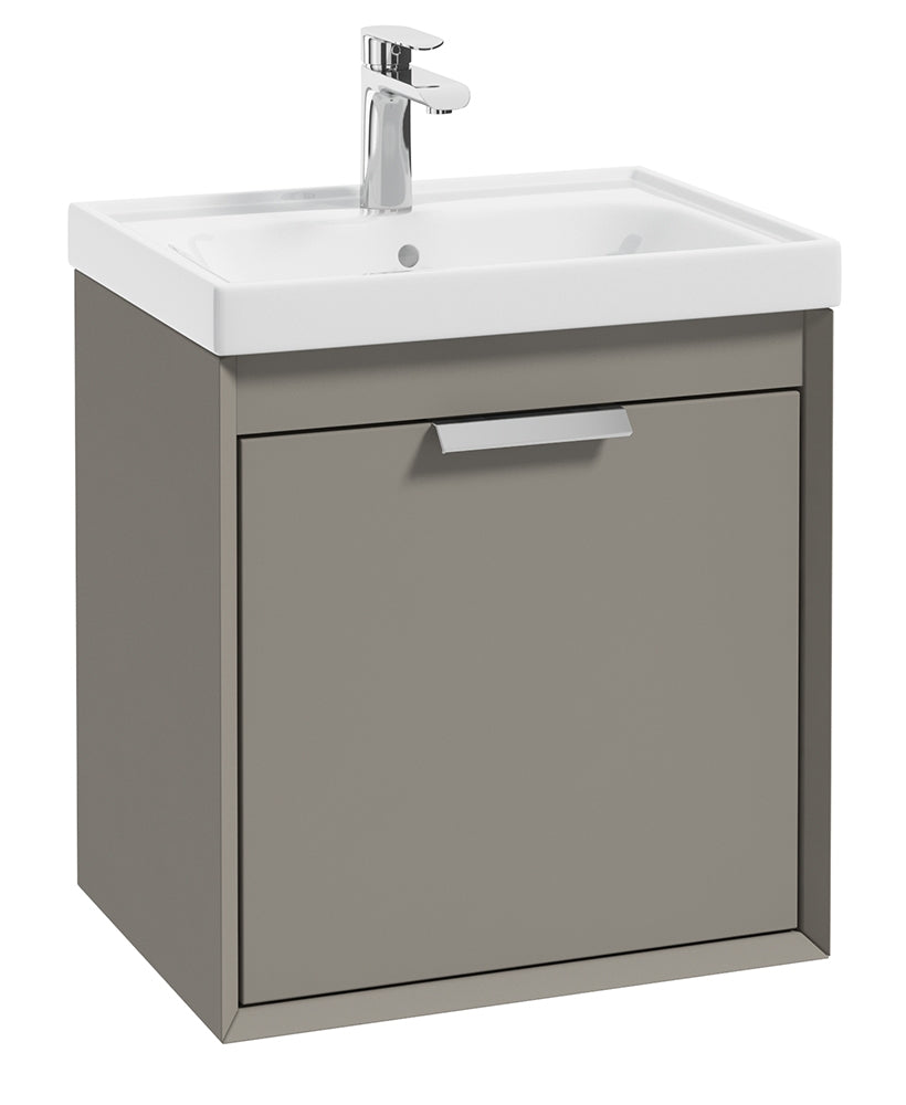 Fjord Khaki Matt 50cm Wall Hung Vanity U