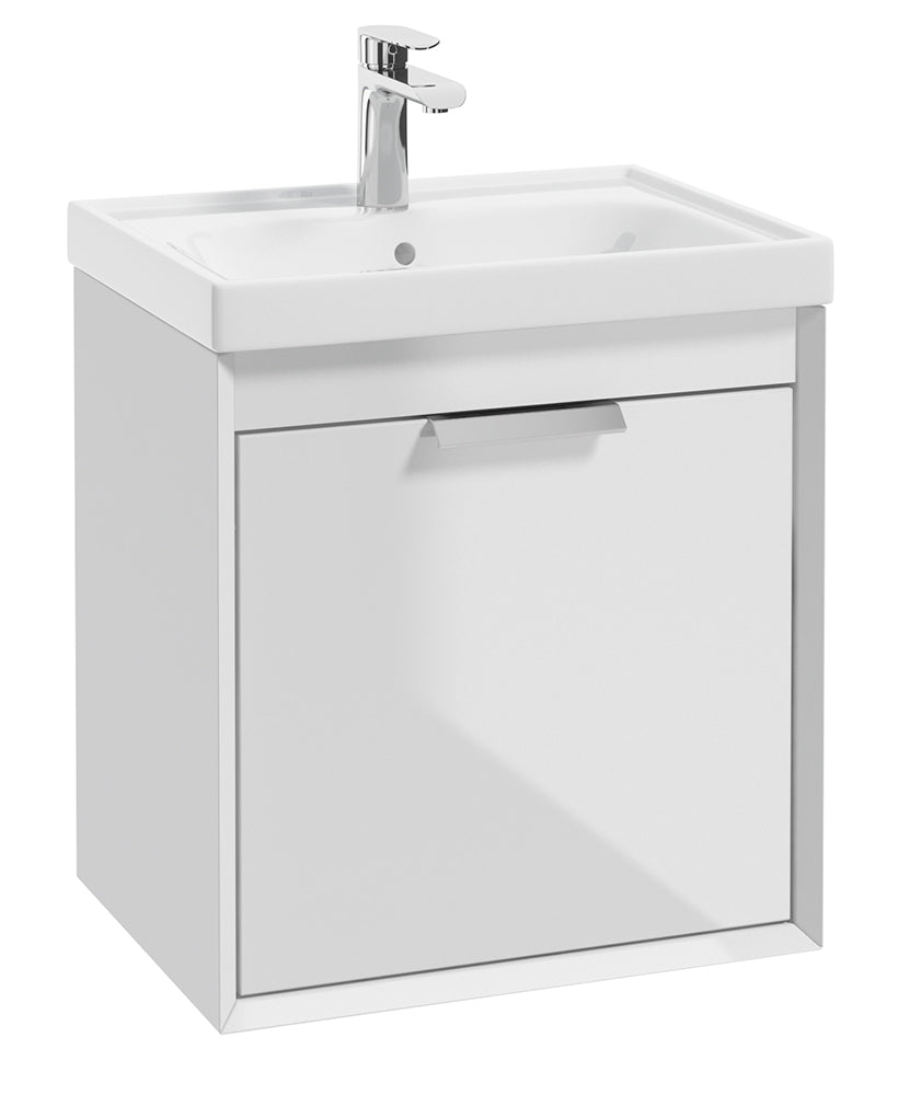 Fjord Gloss White 50cm Wall Hung Vanity