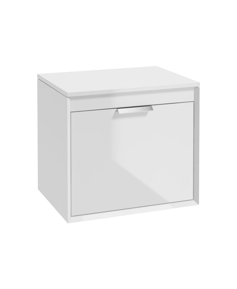 Fjord 60cm Unit with Countertop Chrome H