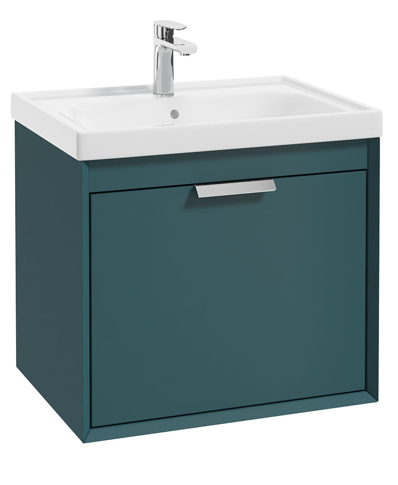 Fjord Ocean Blue Matt  60cm Wall Hung Va