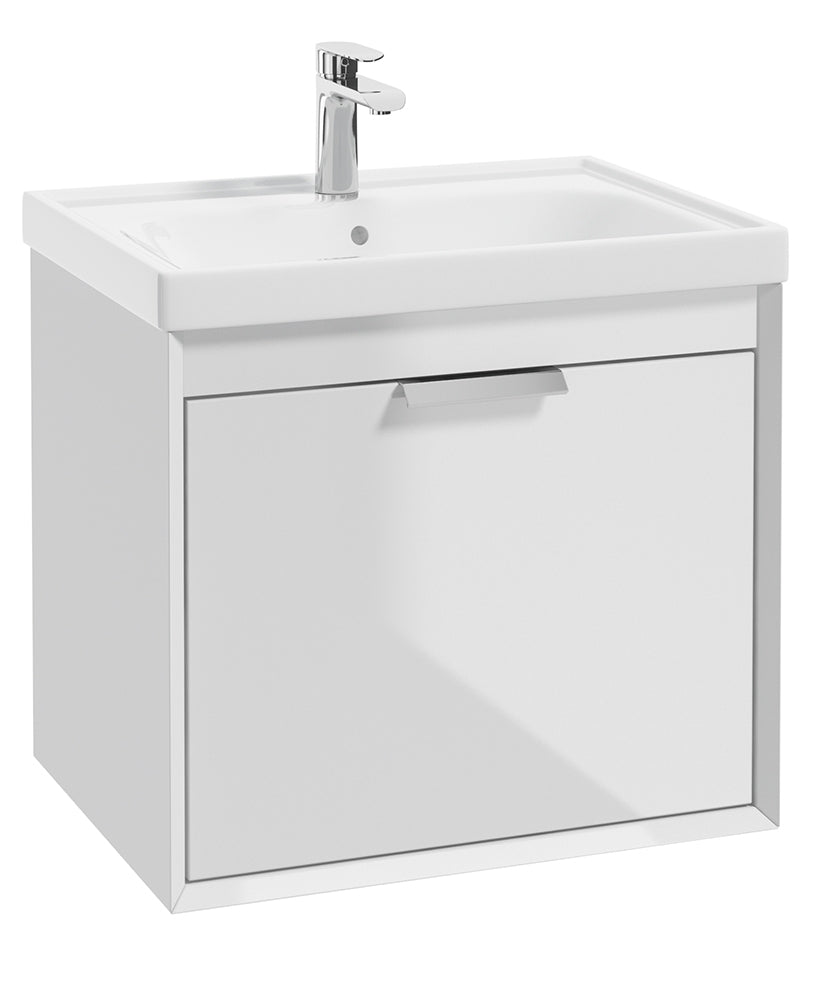 Fjord Gloss White  60cm Wall Hung Vanity
