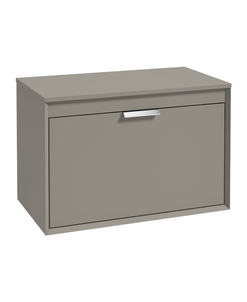 Fjord 80cm Unit with Countertop Chrome H