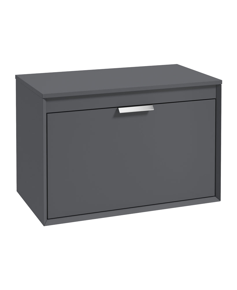 Fjord 80cm Unit with Countertop Chrome H