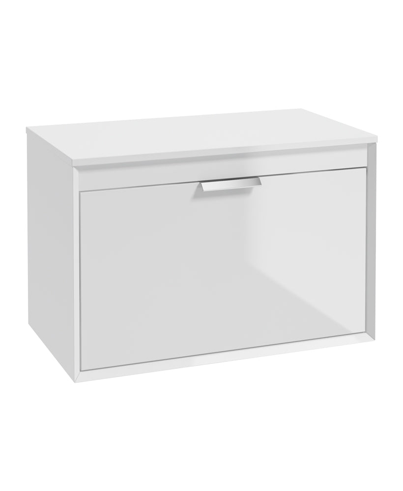 Fjord 80cm Unit with Countertop Chrome H
