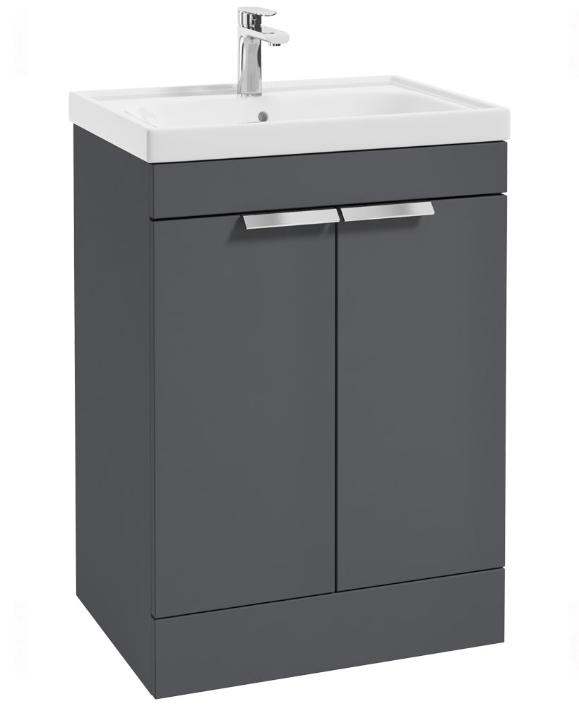Stockholm Midnight Grey Matt 60cm 2 Door