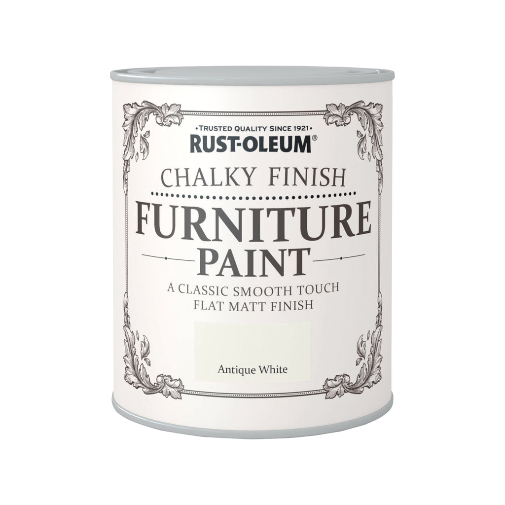 RUSTOLEUM CHALKY PAINT 750ML ANTIQUE WHITE