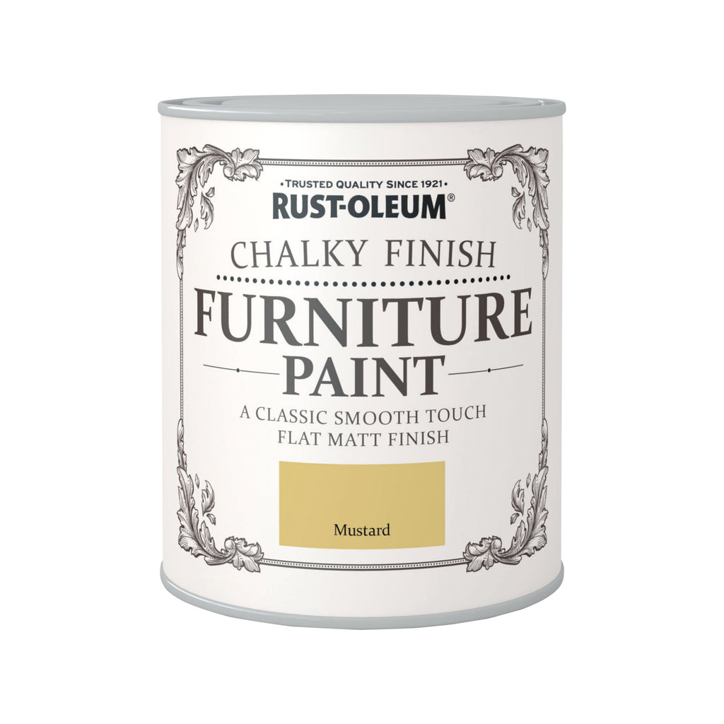 RUSTOLEUM CHALKY PAINT 750ML MUSTARD
