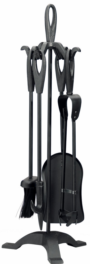 CASTLE LIVING 5 PCE BLACK COMPANION SET