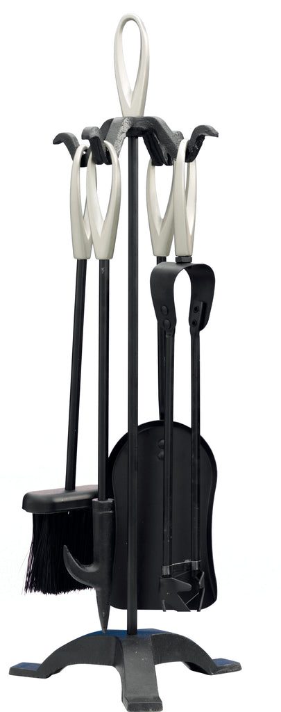 CASTLE LIVING LOOP 5 PCE BLACK COMPANION SET