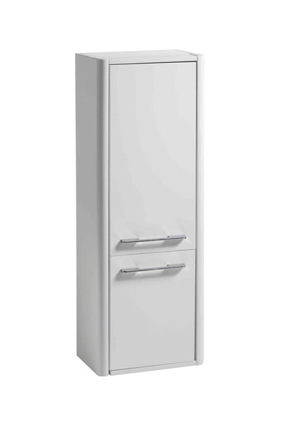 350mm Contour Wall Column - White