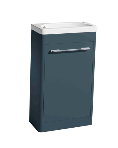 Contour Floor Mounted Cloakroom - Dark Blue
