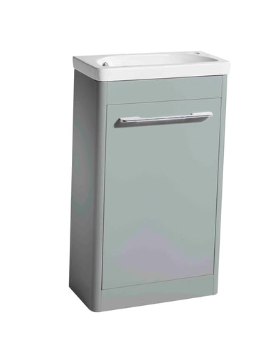 Contour Floor Mounted Cloakroom - Light Grey